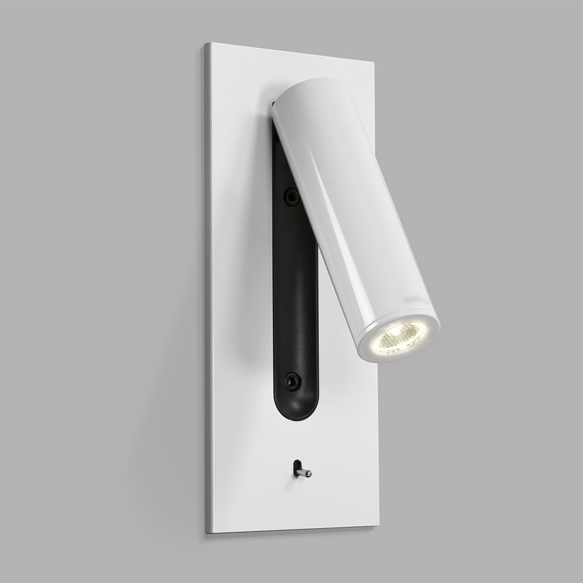 Uno Bh 034b White Recessed Wall Sconce Led Reading Light